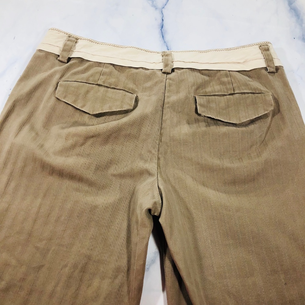 Anthropologie Elevenses Wide Leg Striped Trousers - Picture 2 of 8